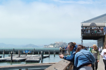 Popular Pier 39 with its views of Alcatrez and the sea lions.